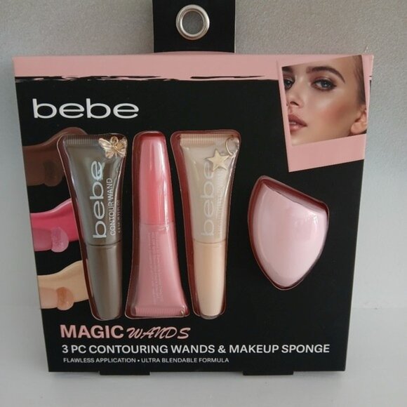 Bebe Contouring Wands and Makeup Sponge NIB - Picture 2 of 3